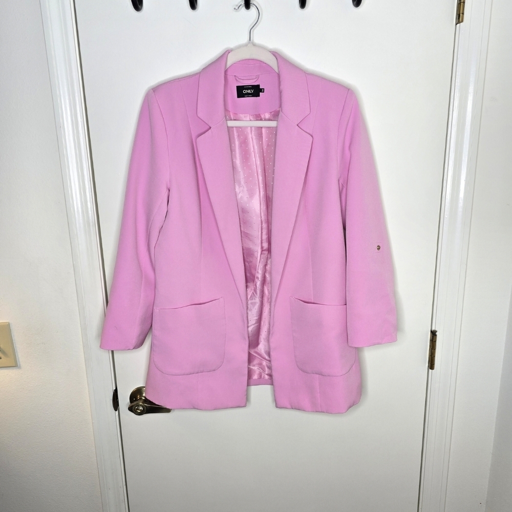 Only Women's Pink Blazer Size 38 EU